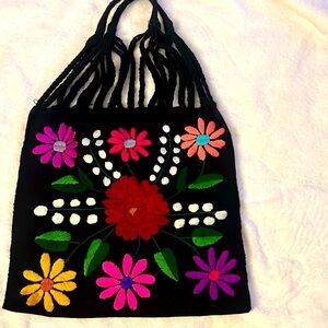 Mexican Handmade Embroidered Purse NEW